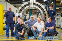 Vòng bi tang trống SKF nặng 8 tấn cho lĩnh vực khai thác Mỏ