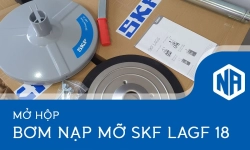 Mở hộp bộ Bơm Nạp Mỡ SKF LAGF 18
