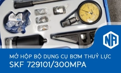 Mở hộp bộ dụng cụ bơm thuỷ lực SKF 729101/300MPA