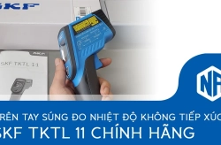 Trên tay súng đo nhiệt độ không tiếp xúc SKF TKTL 11