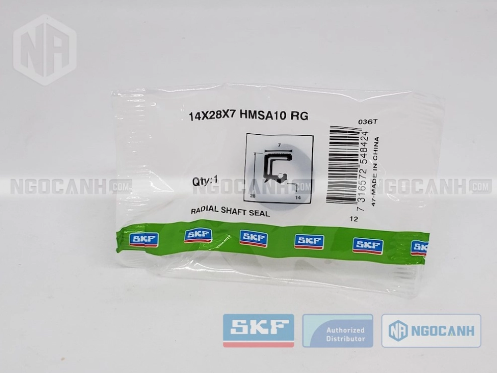 Phớt chặn dầu SKF 14x28x7 HMSA10 RG