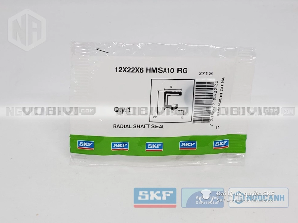 Phớt chặn dầu SKF 12x22x6 HMSA10 RG