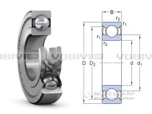 Vòng bi SKF 6305-2Z/C4 chính hãng Vòng bi SKF 6305-2Z/C4