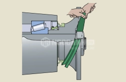 Tài liệu phớt chắn dầu SKF: Hướng dẫn lắp phớt cho trục quay