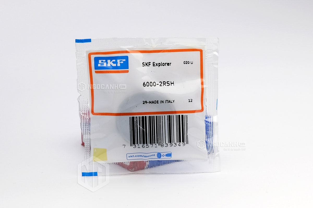 Vòng bi 6000-2RSH thương hiệu SKF do NGOCANH.COM phân phối chính hãng tại thị trường Việt Nam