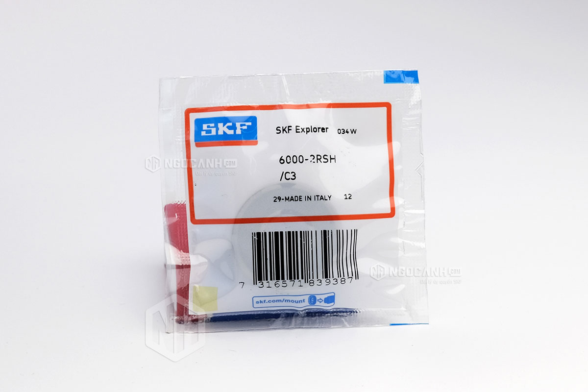 Vòng bi 6000-2RSH/C3 thương hiệu SKF do NGOCANH.COM phân phối chính hãng tại thị trường Việt Nam