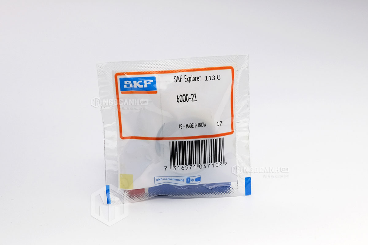 Vòng bi 6000-2Z thương hiệu SKF do NGOCANH.COM phân phối chính hãng tại thị trường Việt Nam