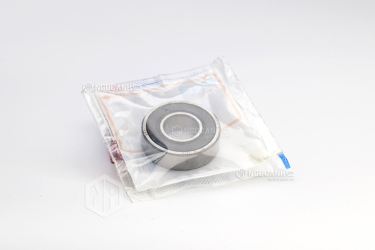 Vòng bi SKF 6001-2RSH có cấu tạo sử dụng 2 phớt chắn mỡ bằng cao su (Ký hiệu 2RSH)