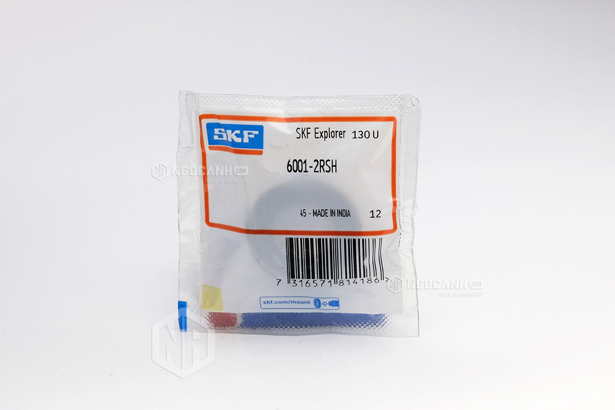 Vòng bi 6001-2RSH thương hiệu SKF do NGOCANH.COM phân phối chính hãng tại thị trường Việt Nam