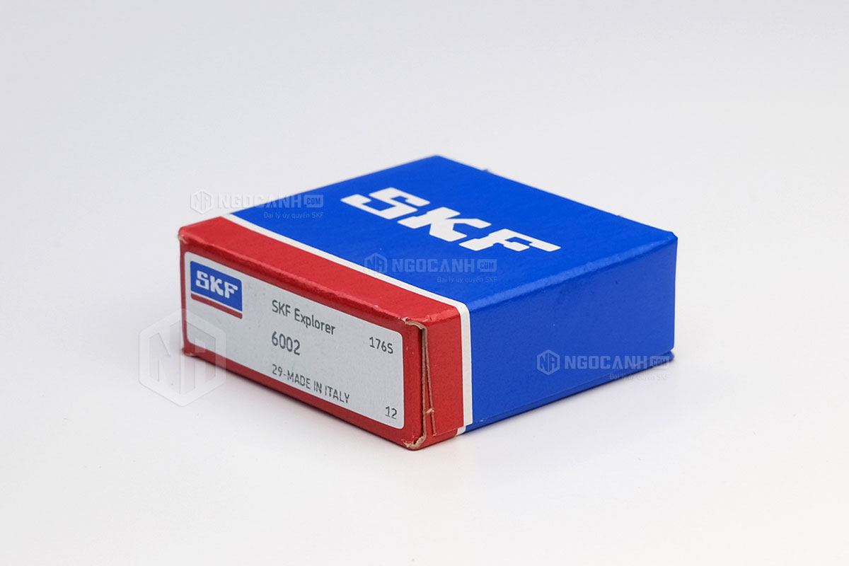 Vòng bi SKF 6002 có cấu tạo không sử dụng phớt chắn mỡ