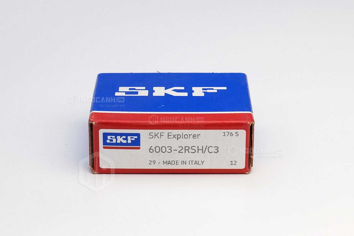 Vòng bi 6003-2RSH/C3 thương hiệu SKF do NGOCANH.COM phân phối chính hãng tại thị trường Việt Nam