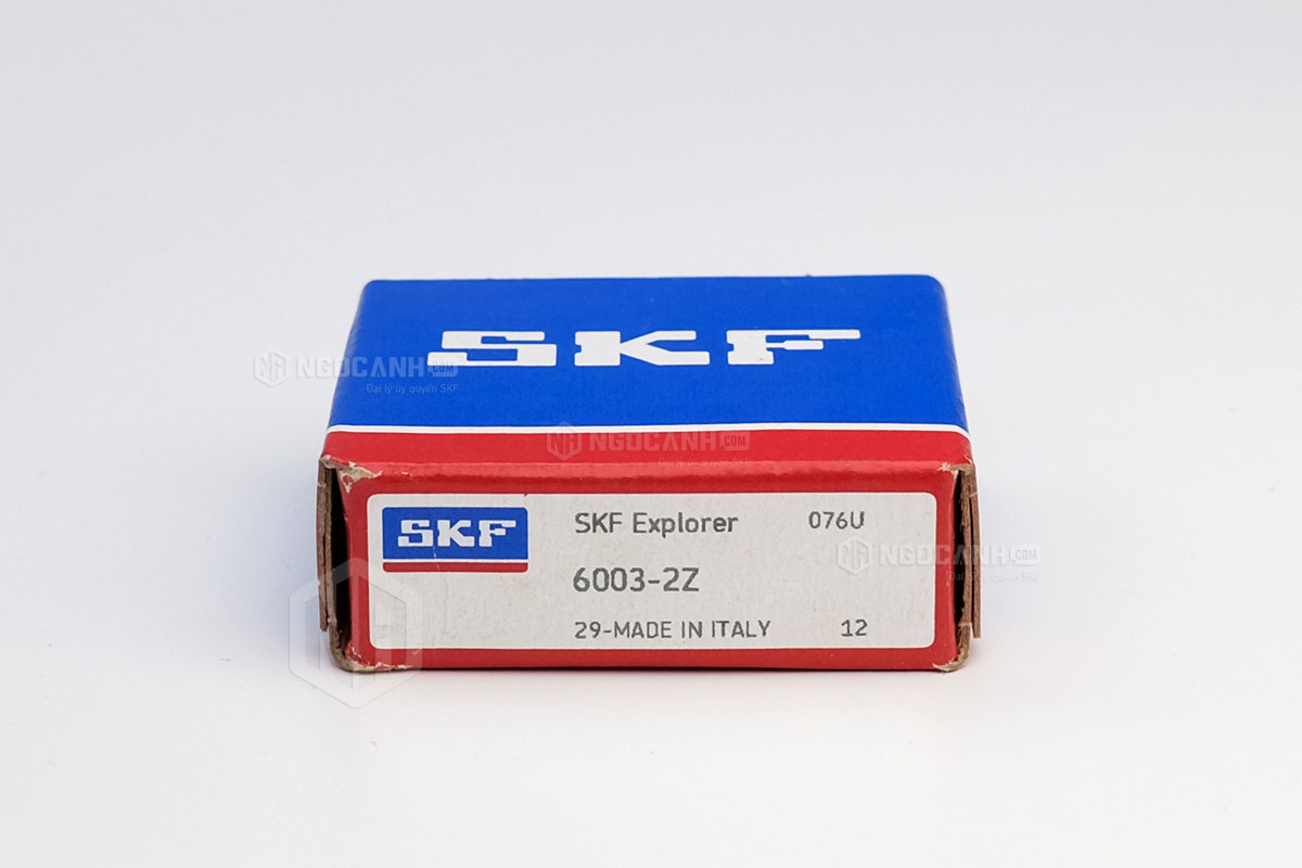 Vòng bi 6003-2Z thương hiệu SKF do NGOCANH.COM phân phối chính hãng tại thị trường Việt Nam