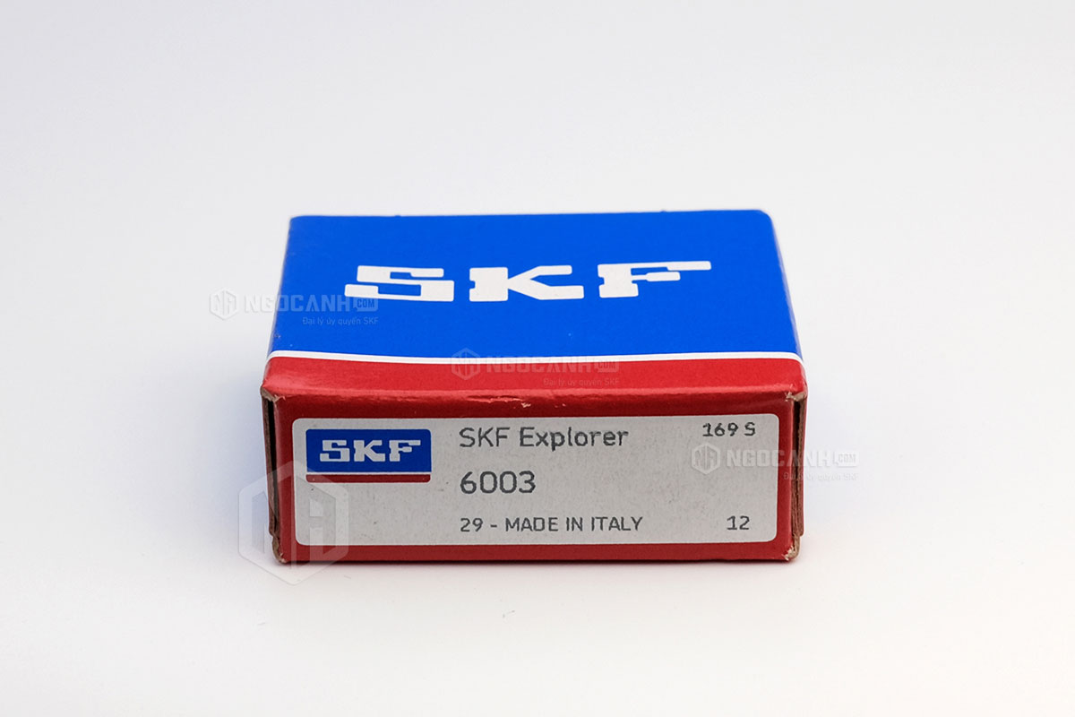 Vòng bi 6003 thương hiệu SKF do NGOCANH.COM phân phối chính hãng tại thị trường Việt Nam