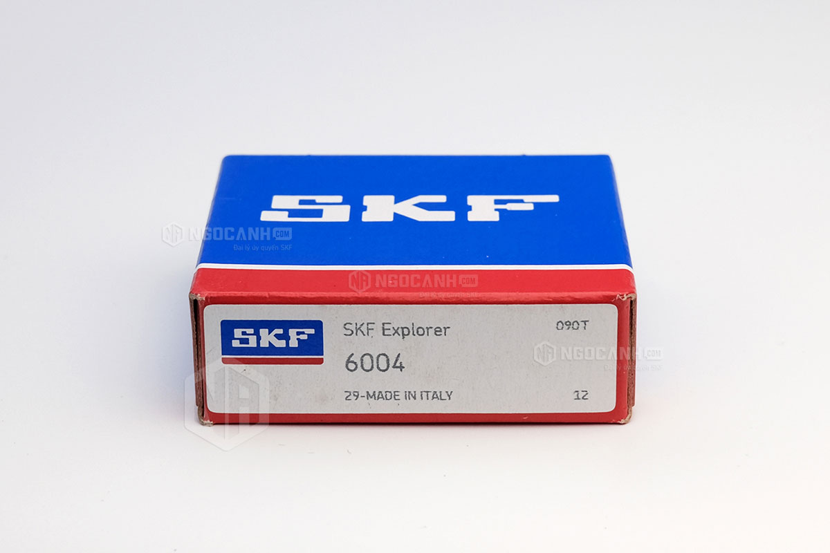 Vòng bi 6004 thương hiệu SKF do NGOCANH.COM phân phối chính hãng tại thị trường Việt Nam
