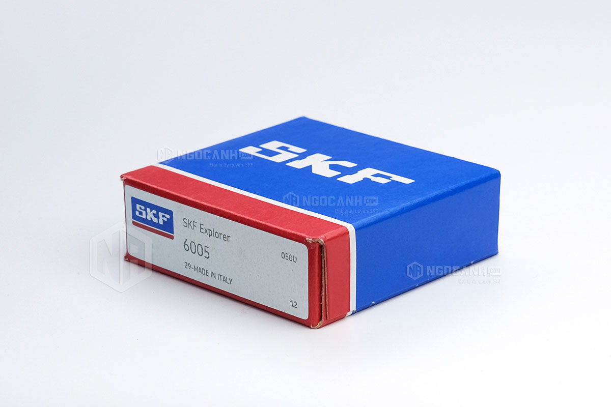 Vòng bi SKF 6005 có cấu tạo không sử dụng phớt chắn mỡ