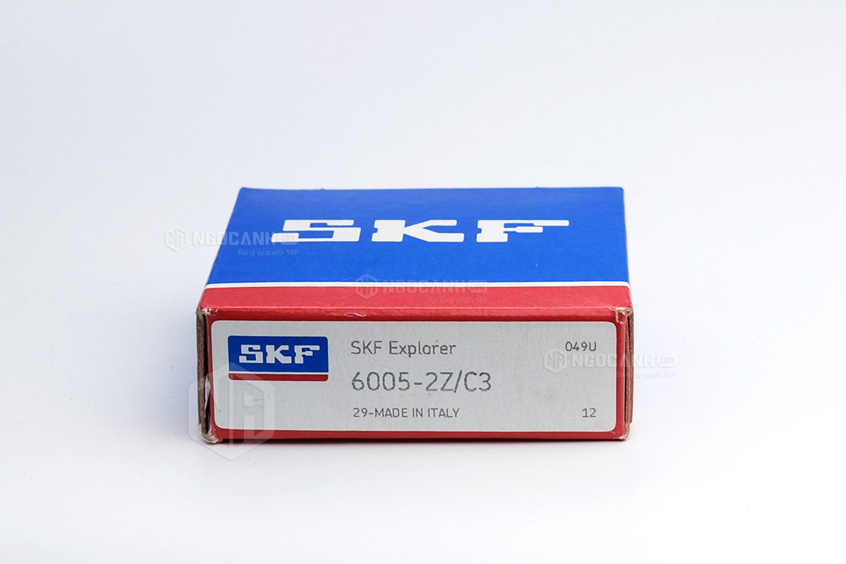 Vòng bi 6005-2Z/C3 thương hiệu SKF do NGOCANH.COM phân phối chính hãng tại thị trường Việt Nam