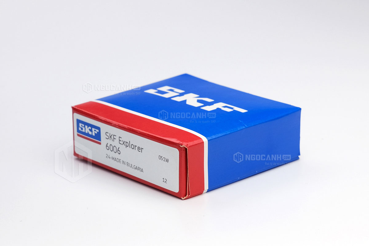 Vòng bi SKF 6006 có cấu tạo không sử dụng phớt chắn mỡ