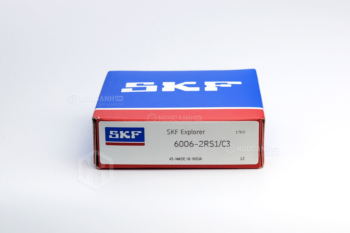 Vòng bi 6006-2RS1/C3 thương hiệu SKF do NGOCANH.COM phân phối chính hãng tại thị trường Việt Nam