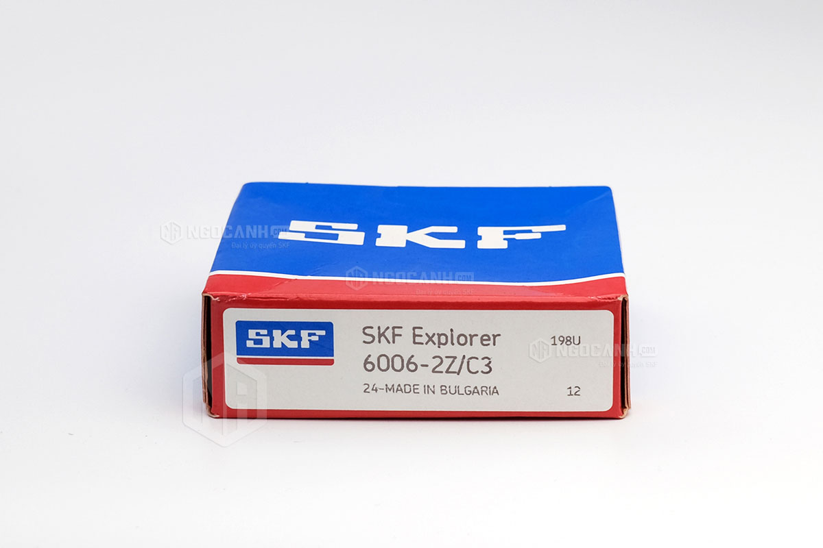 Vòng bi 6006-2Z/C3 thương hiệu SKF do NGOCANH.COM phân phối chính hãng tại thị trường Việt Nam