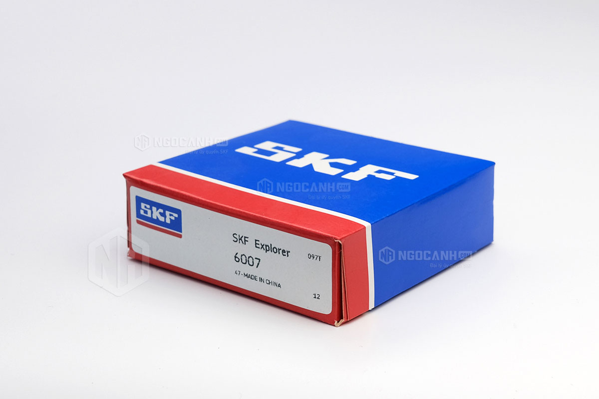 Vòng bi SKF 6007 có cấu tạo không sử dụng phớt chắn mỡ