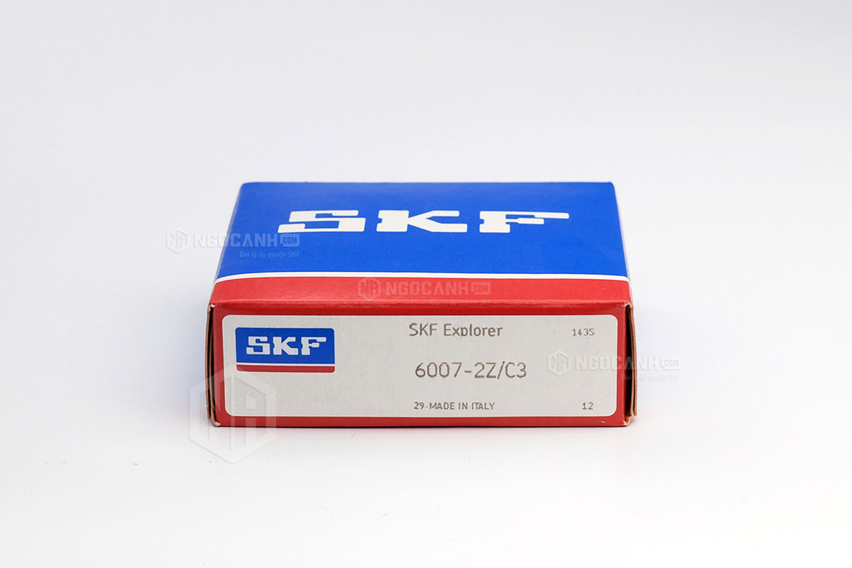 Vòng bi 6007-2Z/C3 thương hiệu SKF do NGOCANH.COM phân phối chính hãng tại thị trường Việt Nam