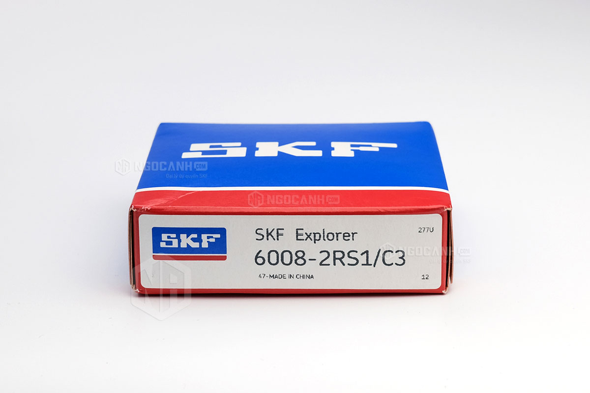 Vòng bi 6008-2RS1/C3 thương hiệu SKF do NGOCANH.COM phân phối chính hãng tại thị trường Việt Nam
