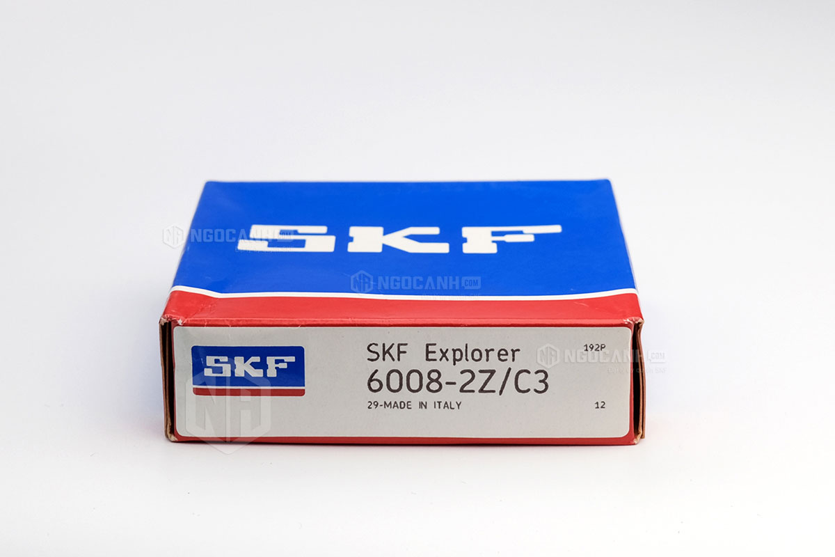 Vòng bi 6008-2Z/C3 thương hiệu SKF do NGOCANH.COM phân phối chính hãng tại thị trường Việt Nam