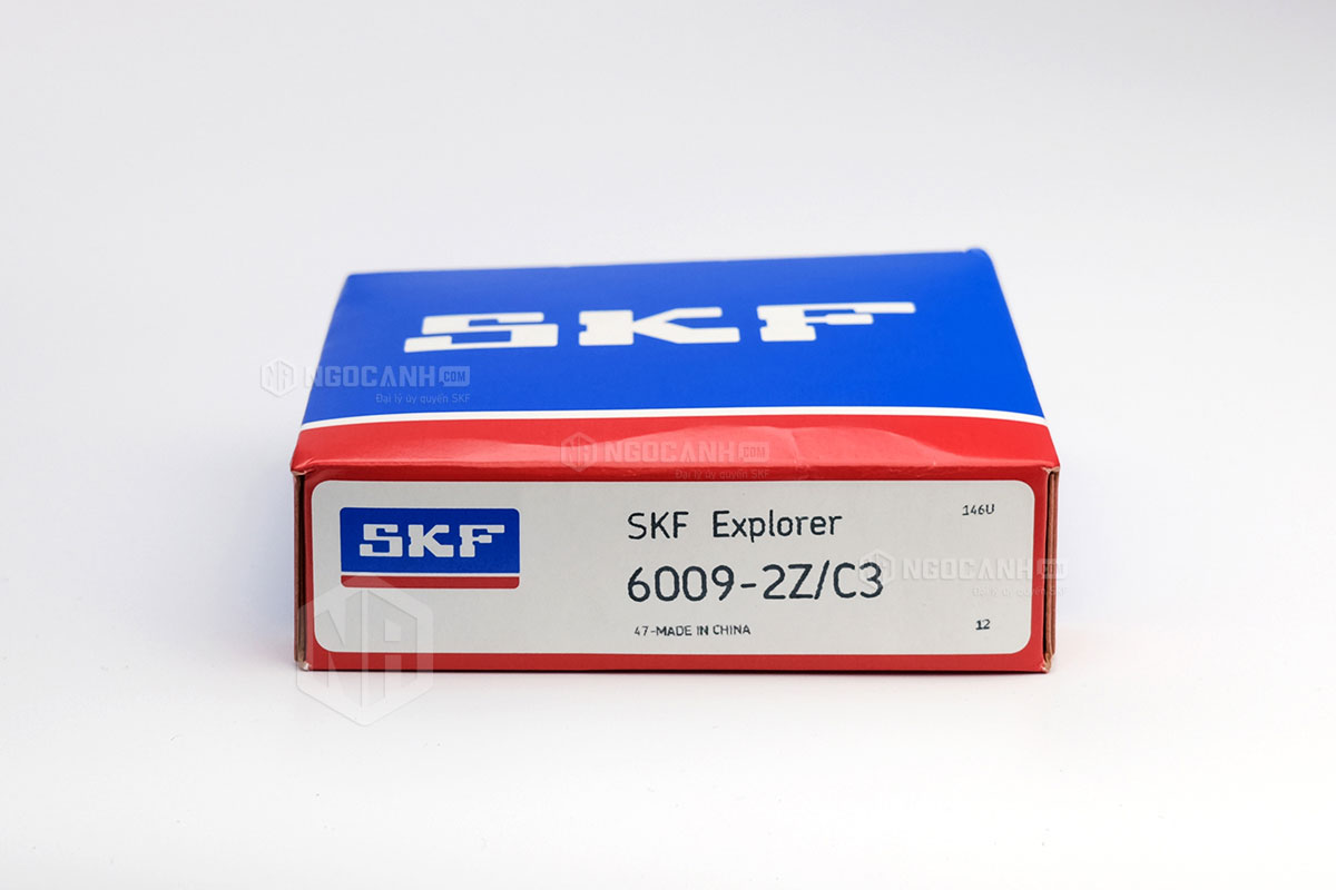 Vòng bi 6009-2Z/C3 thương hiệu SKF do NGOCANH.COM phân phối chính hãng tại thị trường Việt Nam