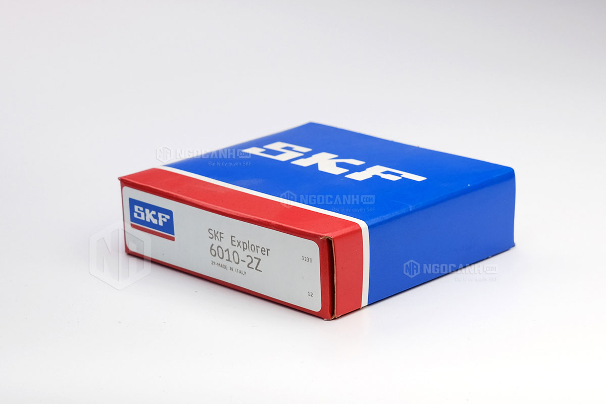Vòng bi SKF 6010-2Z có cấu tạo sử dụng 2 phớt chắn mỡ bằng thép (Ký hiệu 2Z)