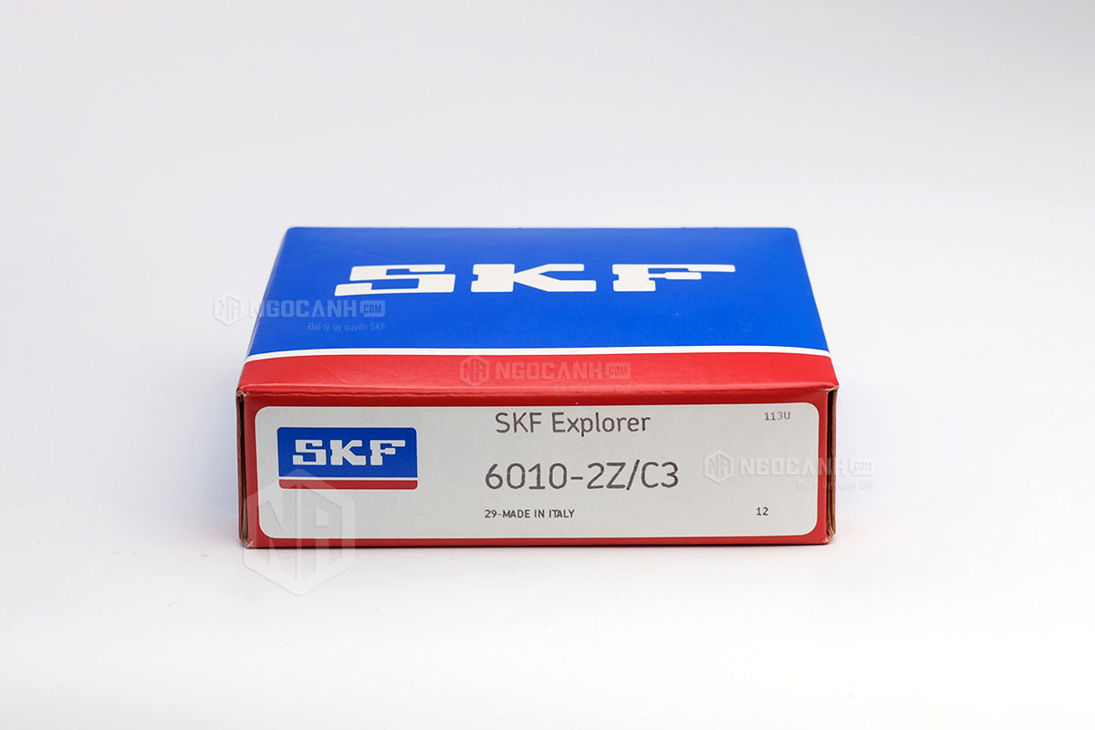 Vòng bi 6010-2Z/C3 thương hiệu SKF do NGOCANH.COM phân phối chính hãng tại thị trường Việt Nam