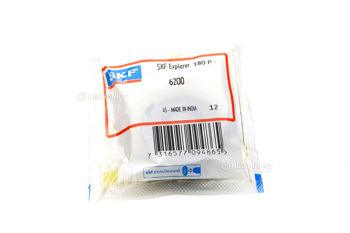 Vòng bi 6200 thương hiệu SKF do NGOCANH.COM phân phối chính hãng tại thị trường Việt Nam