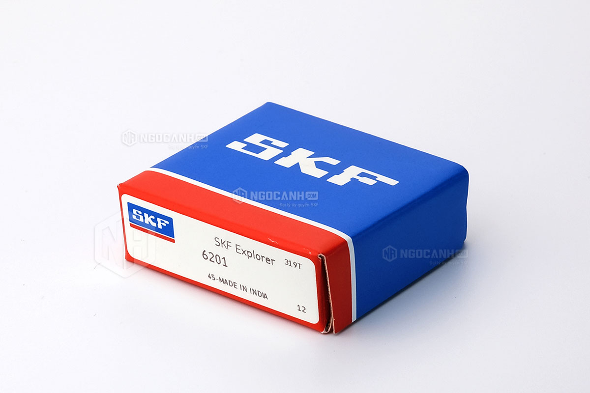 Vòng bi SKF 6201 có cấu tạo không sử dụng phớt chắn mỡ