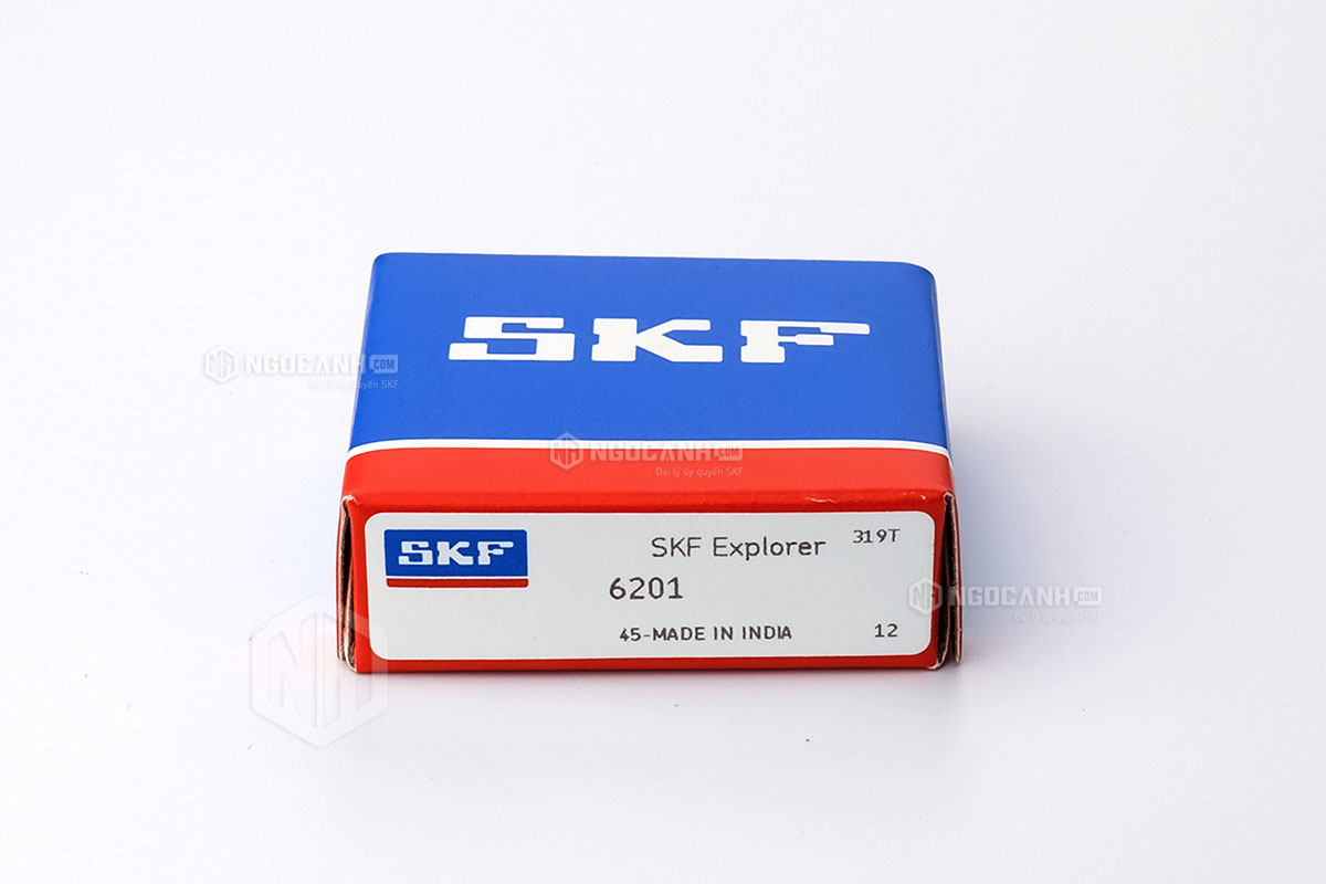 Vòng bi 6201 thương hiệu SKF do NGOCANH.COM phân phối chính hãng tại thị trường Việt Nam