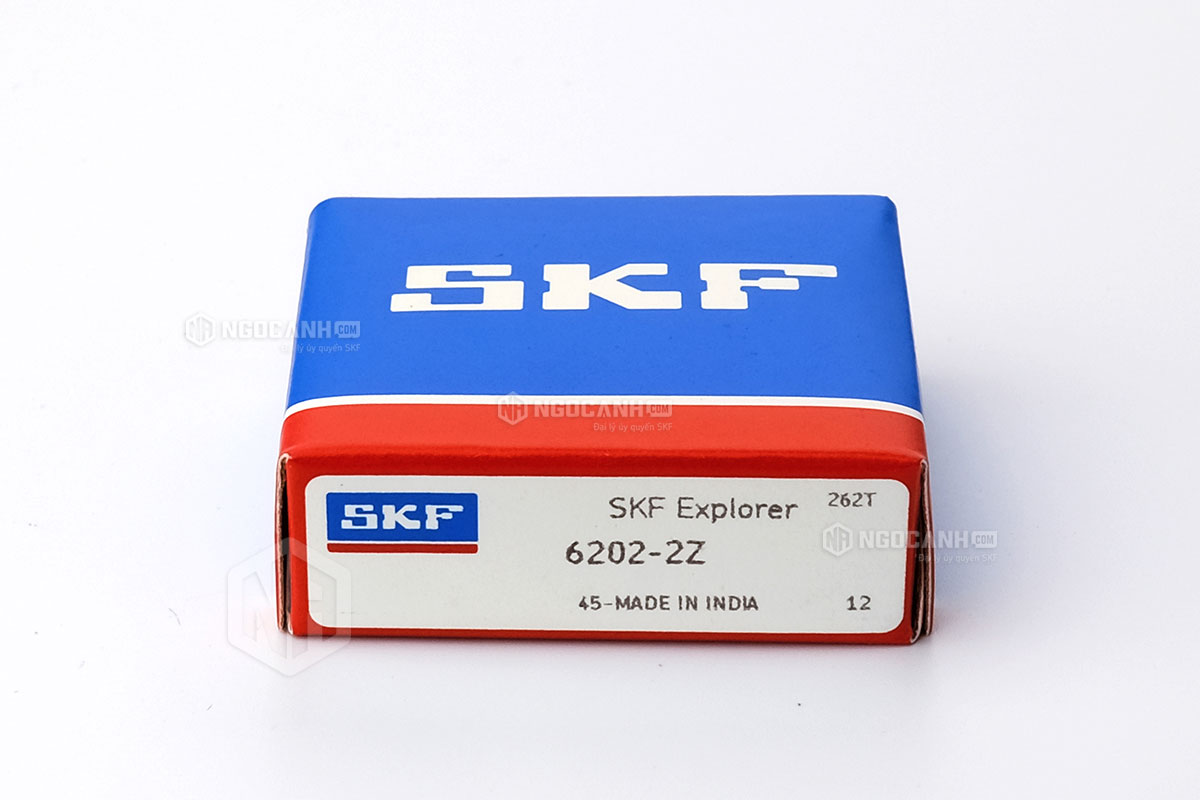 Vòng bi 6202-2Z thương hiệu SKF do NGOCANH.COM phân phối chính hãng tại thị trường Việt Nam