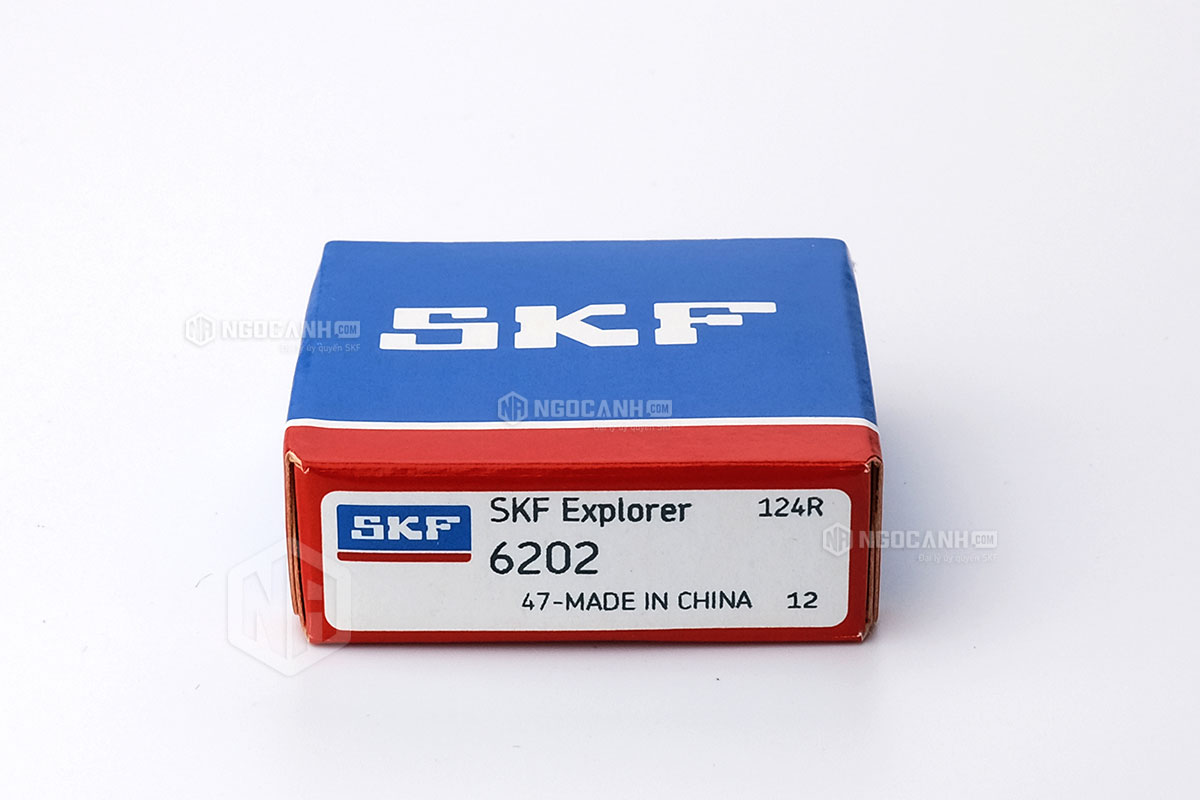 Vòng bi 6202 thương hiệu SKF do NGOCANH.COM phân phối chính hãng tại thị trường Việt Nam