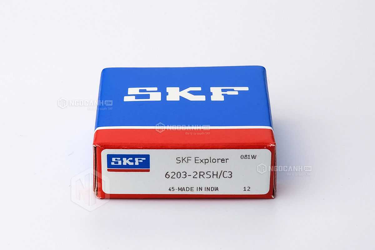 Vòng bi 6203-2RSH/C3 thương hiệu SKF do NGOCANH.COM phân phối chính hãng tại thị trường Việt Nam