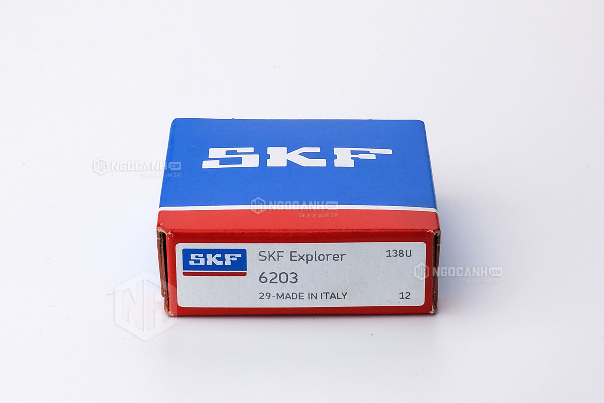 Vòng bi 6203 thương hiệu SKF do NGOCANH.COM phân phối chính hãng tại thị trường Việt Nam