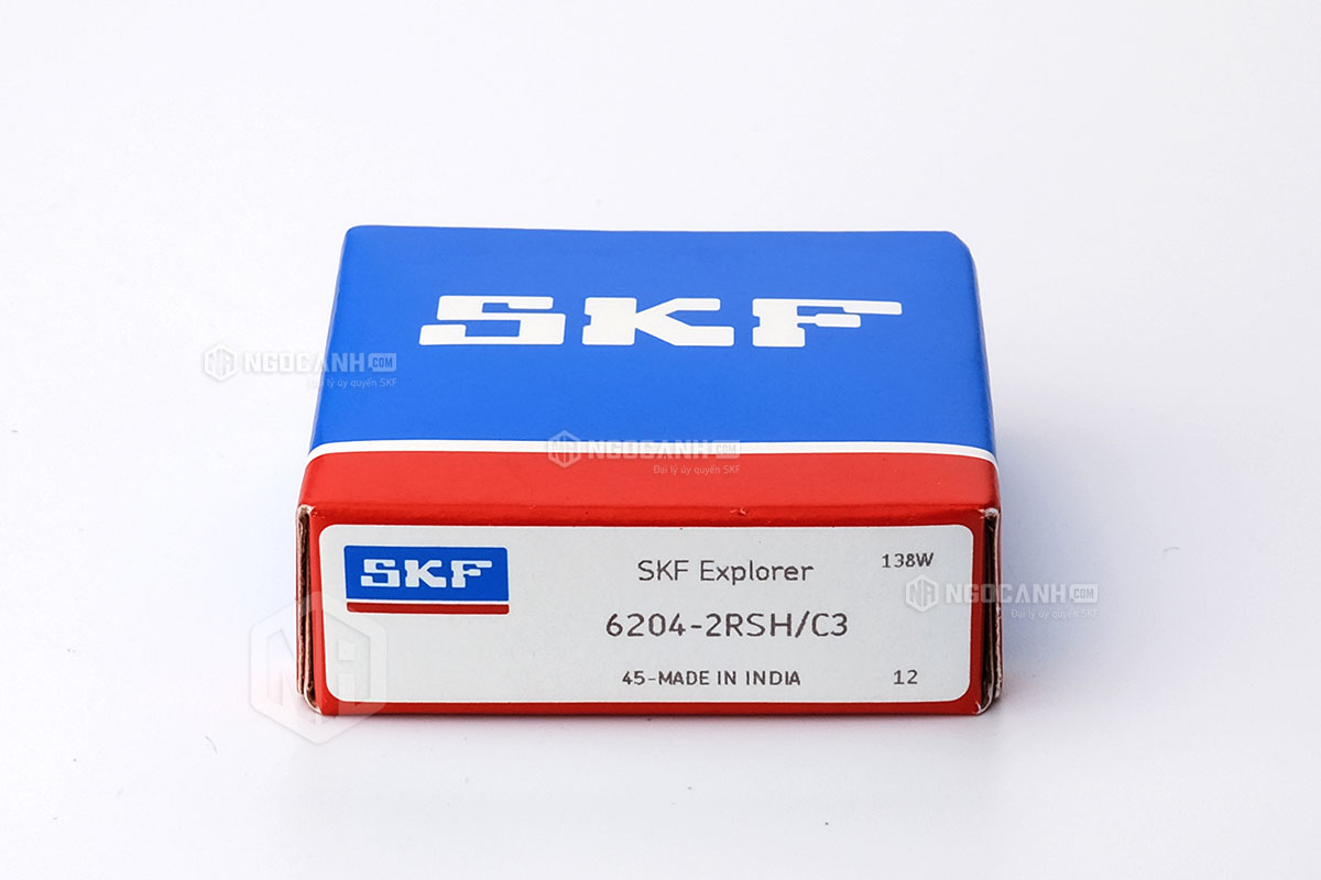 Vòng bi 6204-2RSH/C3 thương hiệu SKF do NGOCANH.COM phân phối chính hãng tại thị trường Việt Nam