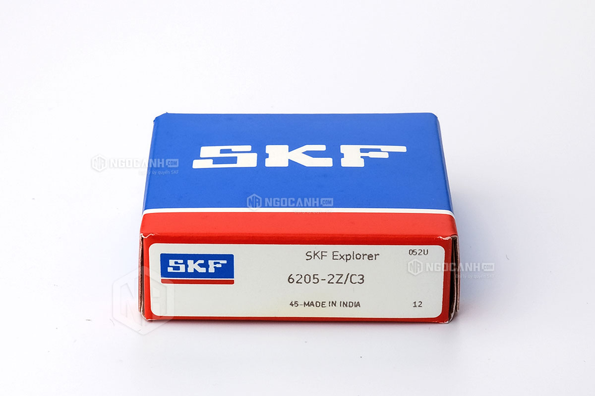 Vòng bi 6205-2Z/C3 thương hiệu SKF do NGOCANH.COM phân phối chính hãng tại thị trường Việt Nam