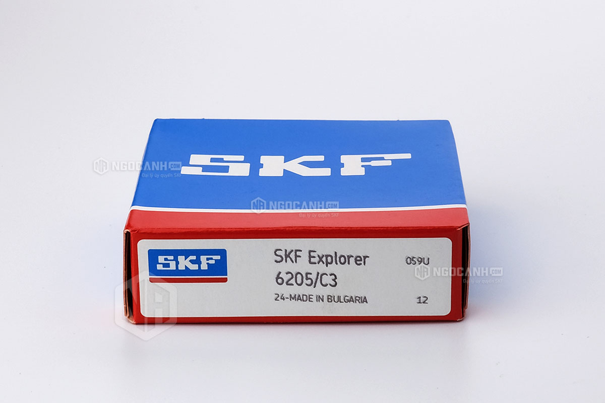 Vòng bi 6205/C3 thương hiệu SKF do NGOCANH.COM phân phối chính hãng tại thị trường Việt Nam