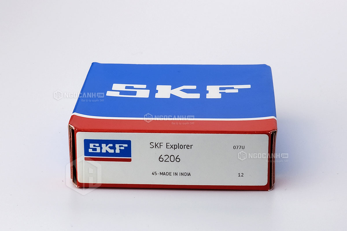 Vòng bi 6206 thương hiệu SKF do NGOCANH.COM phân phối chính hãng tại thị trường Việt Nam