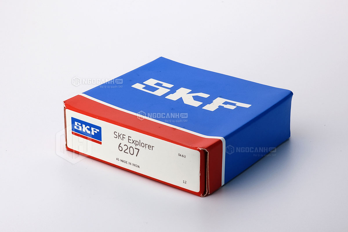 Vòng bi SKF 6207 có cấu tạo không sử dụng phớt chắn mỡ