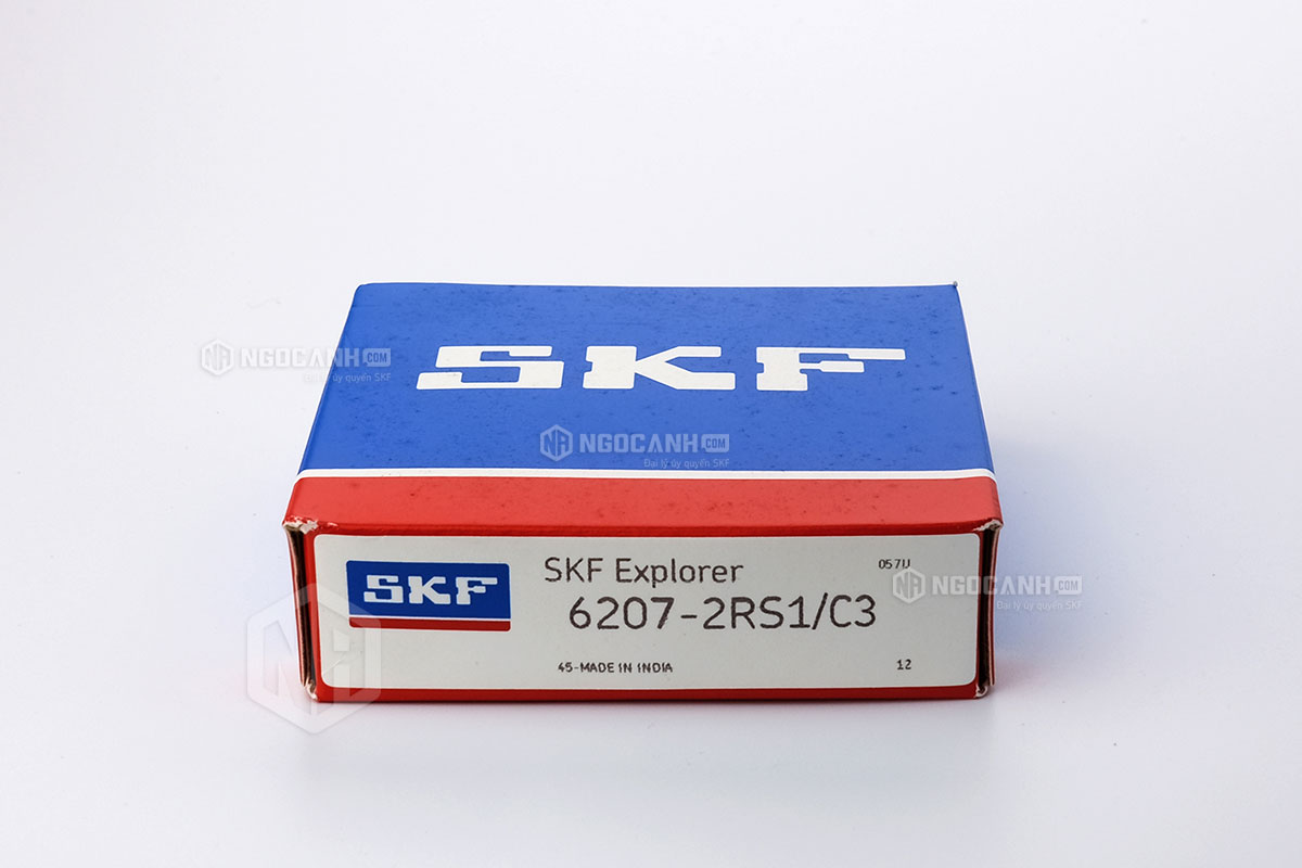 Vòng bi 6207-2RS1/C3 thương hiệu SKF do NGOCANH.COM phân phối chính hãng tại thị trường Việt Nam