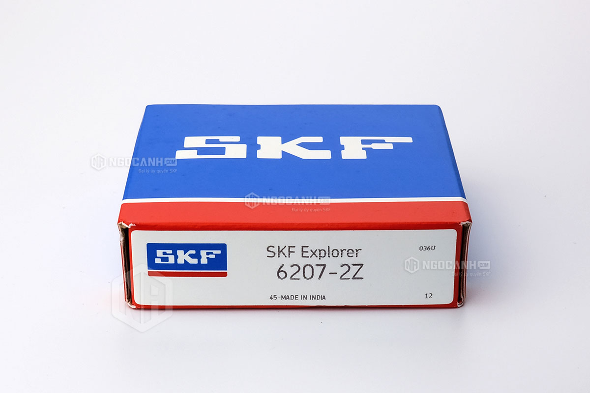 Vòng bi 6207-2Z thương hiệu SKF do NGOCANH.COM phân phối chính hãng tại thị trường Việt Nam