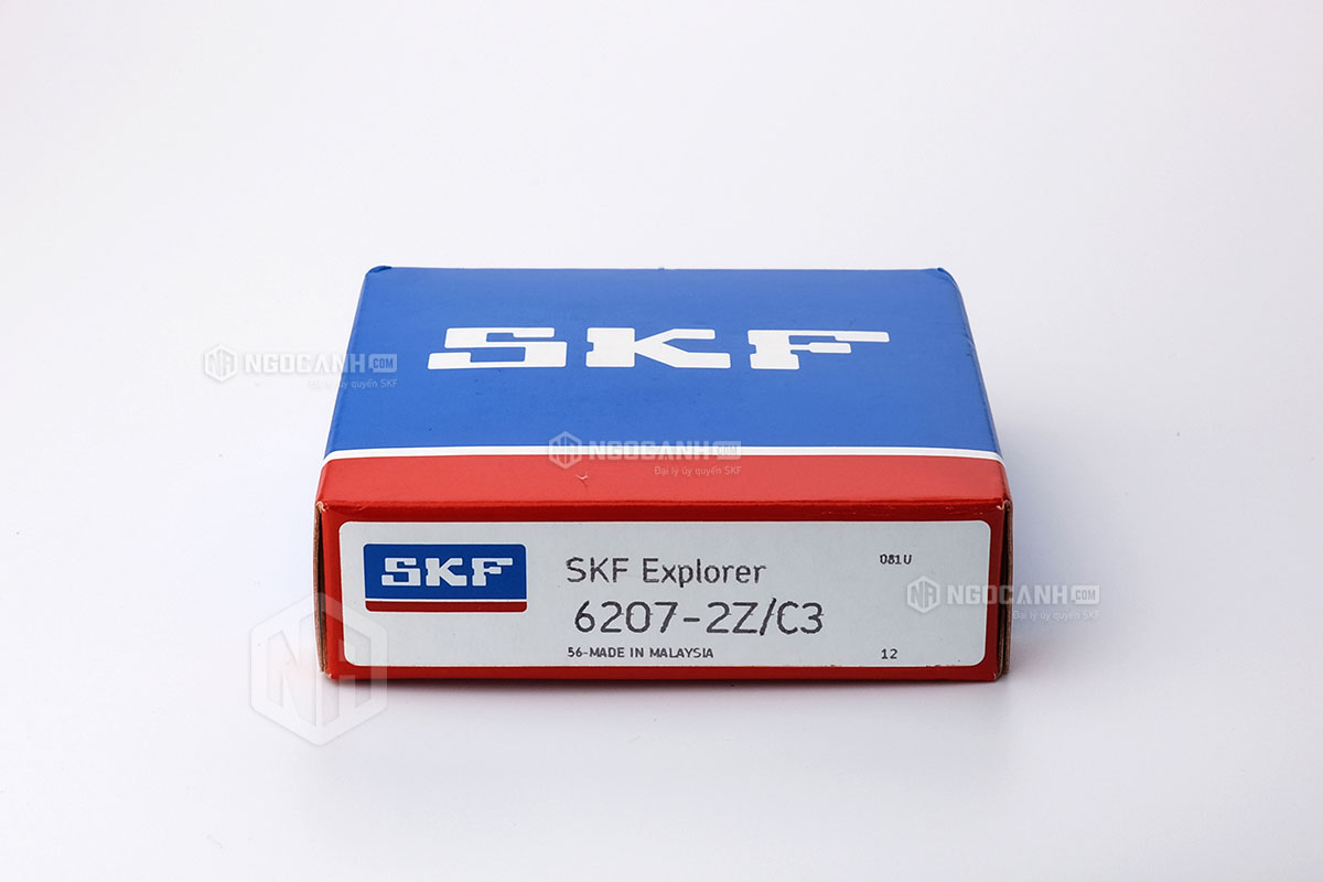 Vòng bi 6207-2Z/C3 thương hiệu SKF do NGOCANH.COM phân phối chính hãng tại thị trường Việt Nam