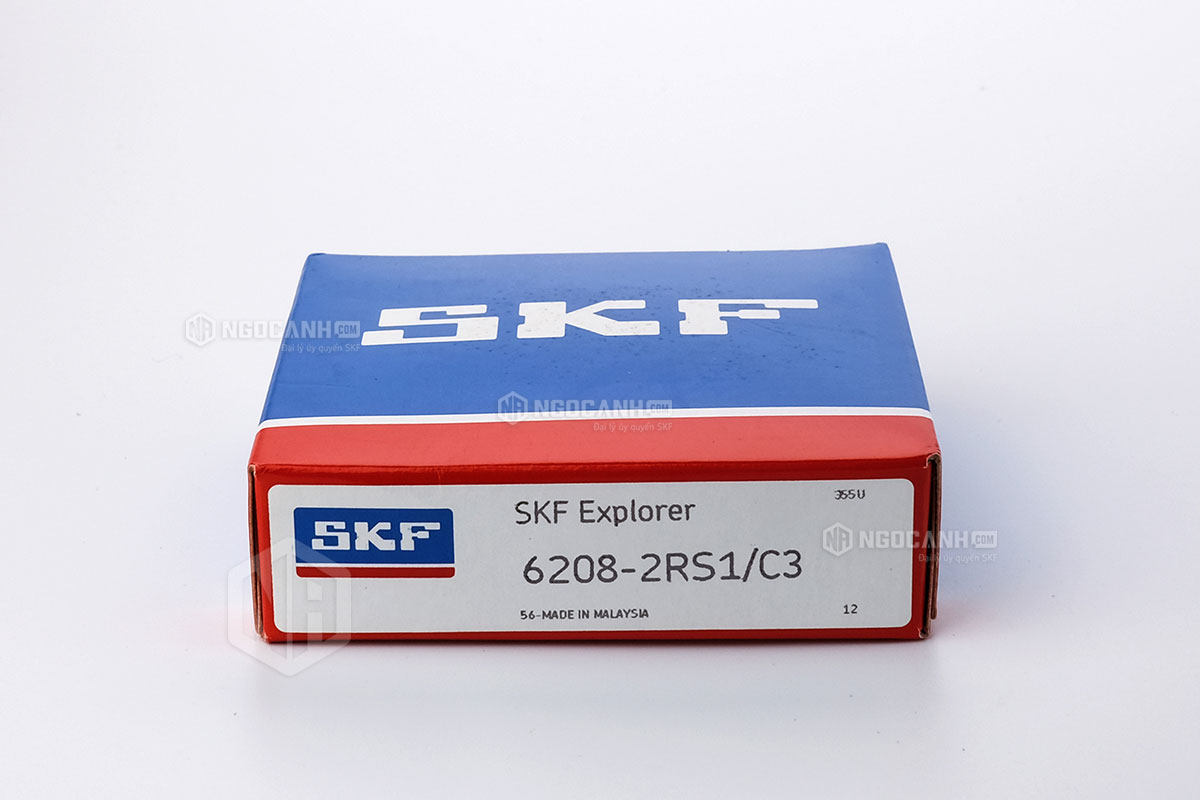 Vòng bi 6208-2RS1/C3 thương hiệu SKF do NGOCANH.COM phân phối chính hãng tại thị trường Việt Nam