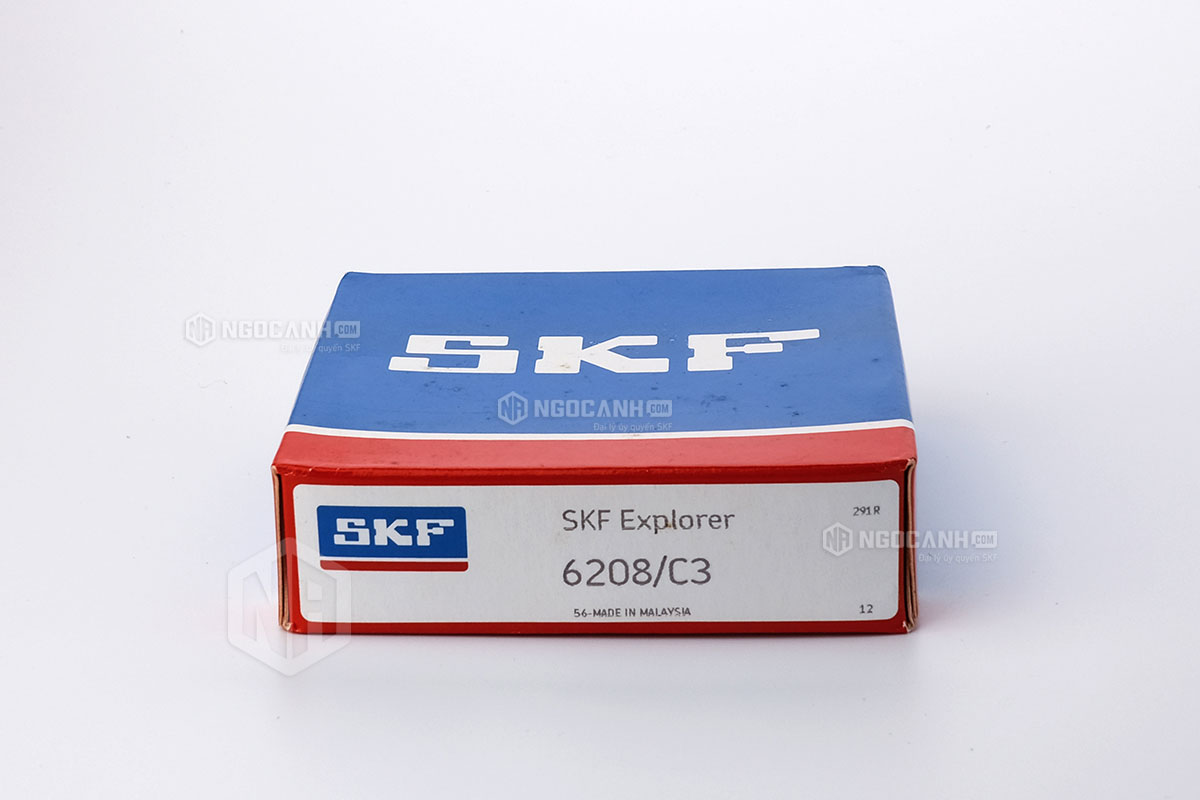 Vòng bi 6208/C3 thương hiệu SKF do NGOCANH.COM phân phối chính hãng tại thị trường Việt Nam