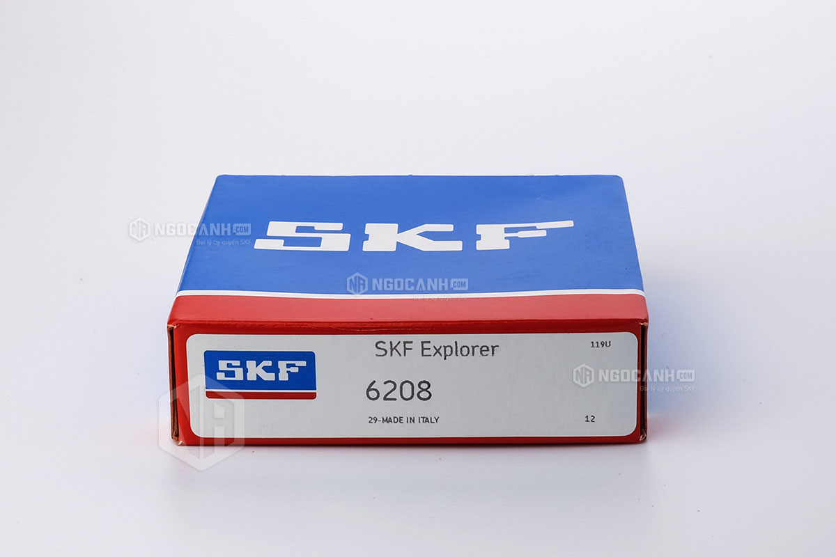 Vòng bi 6208 thương hiệu SKF do NGOCANH.COM phân phối chính hãng tại thị trường Việt Nam