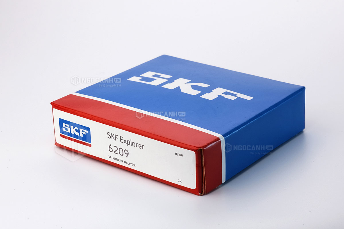 Vòng bi SKF 6209 có cấu tạo không sử dụng phớt chắn mỡ
