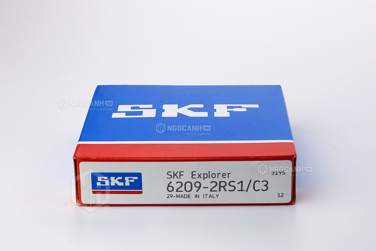 Vòng bi 6209-2RS1/C3 thương hiệu SKF do NGOCANH.COM phân phối chính hãng tại thị trường Việt Nam